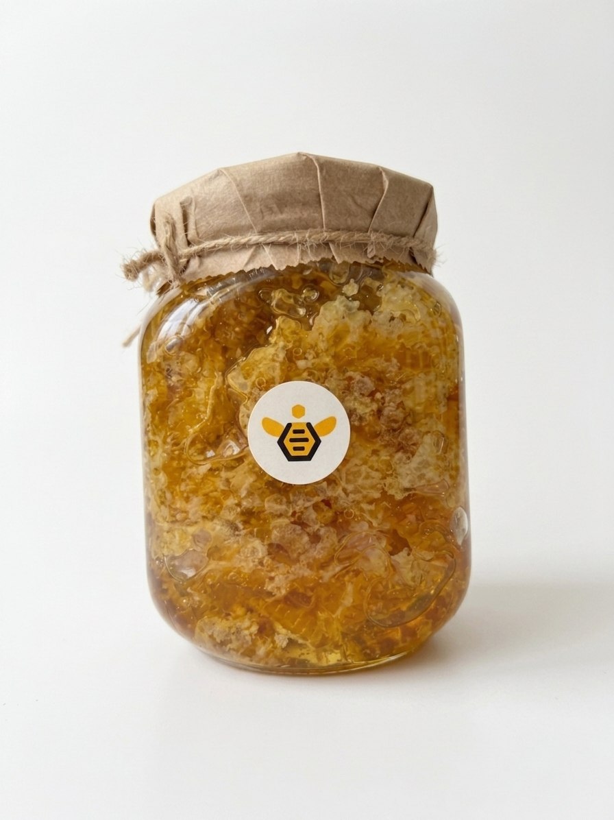 Забрус (восковые крышечки с мёдом и пыльцой)